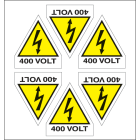 ITALWEBER - CF.10F ETICH. FOLGORE 400VOLT L.60+15 (6