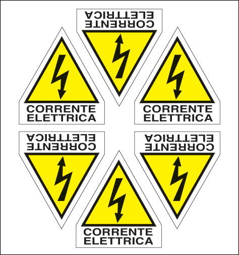 ITALWEBER - CF.10F ETICH. CORR.ELETTR. L.60+15 (6XF) 6ET2353