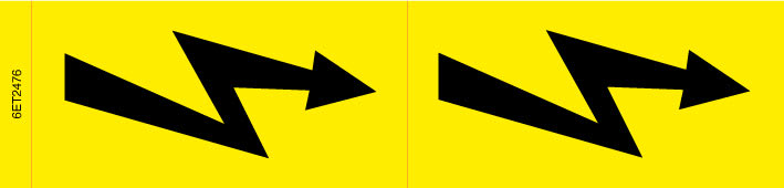 ITALWEBER - CF.10F ETICH. SIB.SAETTA MM125X60 (2XF) 6ET2476