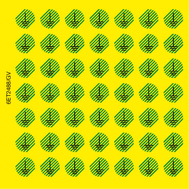 ITALWEBER - CF.10F ETICH.TERRA G/V D.10 (49XFOGLIO) 6ET2488/GV