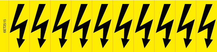 ITALWEBER - CF.10F ETICH.SAETTA 60X24 (10XF) 6ET2515