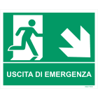 ITALWEBER - CART.310X250MM USCITA EMERG DISCESA