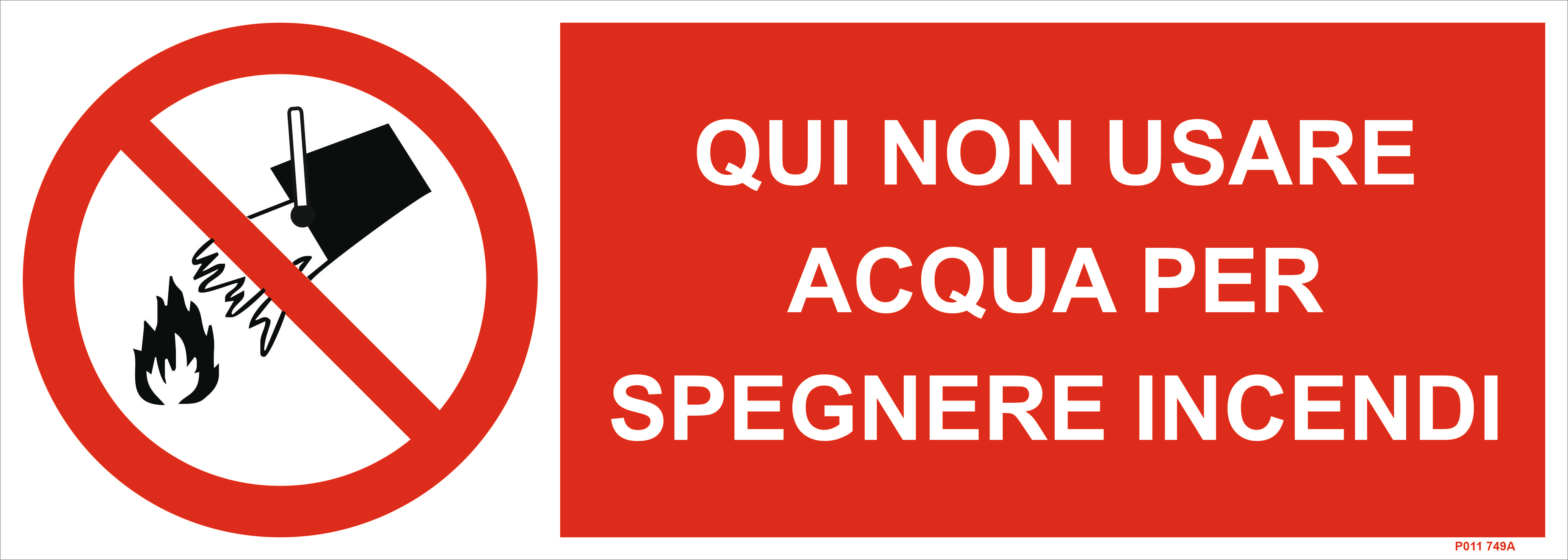 ITALWEBER - CART.350X125MM QUI NON USARE AC P011-749-A