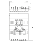 ITALWEBER - QUADRO DI CAMPO 2 STRINGHE 2 USCITE V.14
