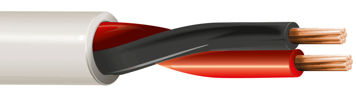 ITC INDUSTRIA TECNICA CAVI - 1X2 AWG20 FLEX UTP BIANCO AF MAT.100