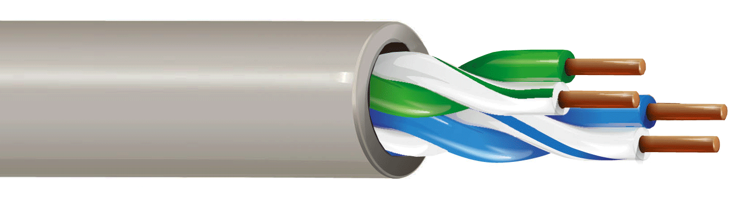 ITC INDUSTRIA TECNICA CAVI - 2X2 AWG 24 UTP GRIGIO MAT.100 24U1YGRM100