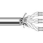 ITC INDUSTRIA TECNICA CAVI - FM 3X2X0.22+1X2X0.75 D.G. PE NERO M.100 FM67DPNM100