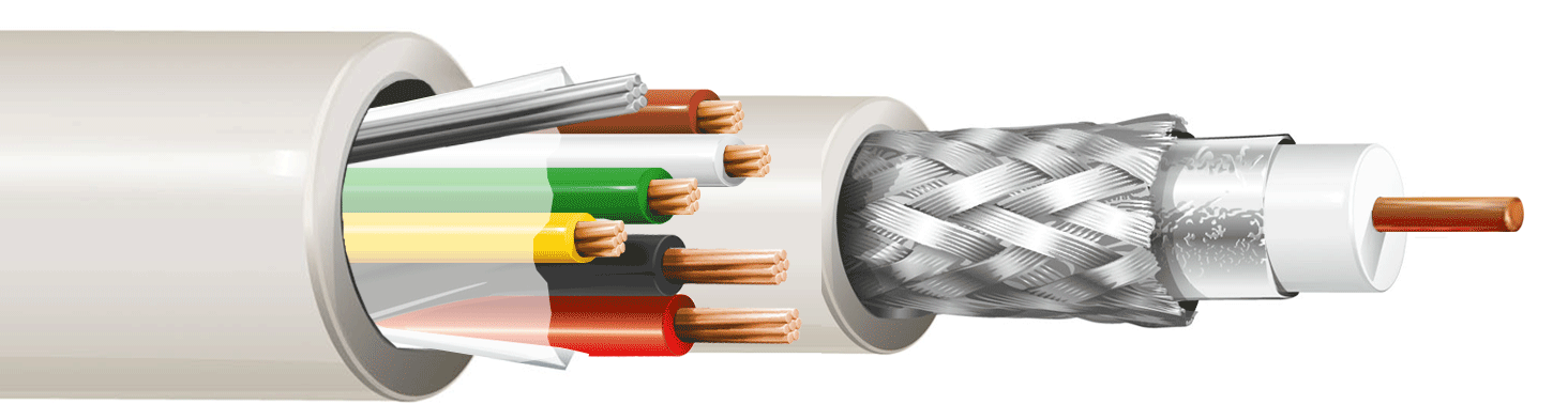 ITC INDUSTRIA TECNICA CAVI - SAT CCS36+4X0,22+2X0,50 CW BIANCO M.100