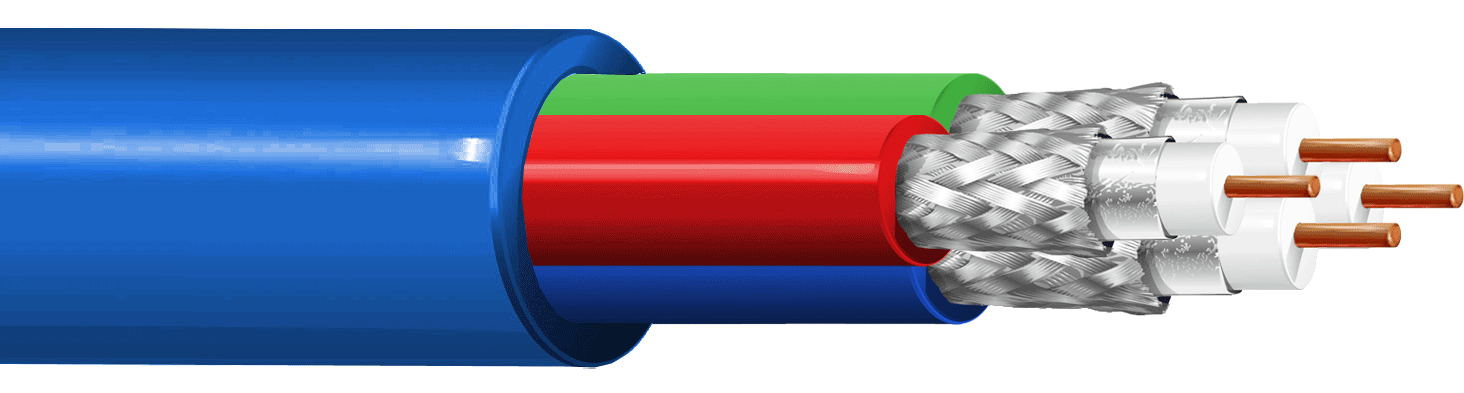ITC INDUSTRIA TECNICA CAVI - SAT 4 X CCS 36 CW AZZURRO MAT.100 SA364AZM100