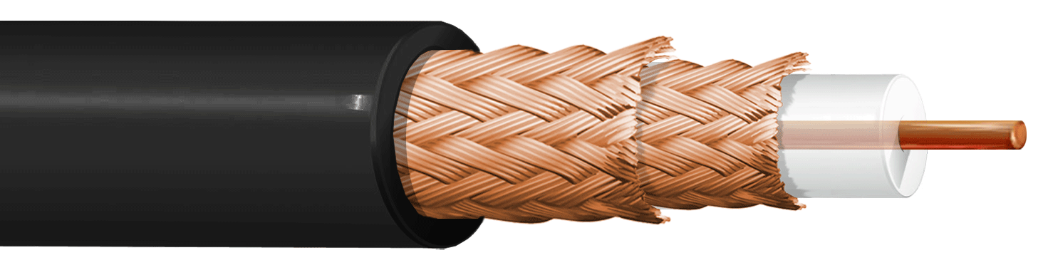 ITC INDUSTRIA TECNICA CAVI - RG 59 DOPPIO SCHERMO NERO BOB.500 TY59SNEB500