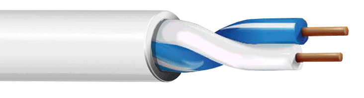 ITC INDUSTRIA TECNICA CAVI - 1X2 AWG22 UTP LONWORKS LSZH BIANCO M100