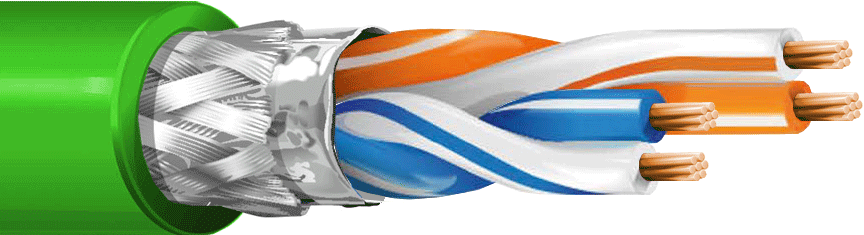 ITC INDUSTRIA TECNICA CAVI - 2X2 AWG24 S/FTP MBUS VZ B.500 CCA-S1A,D1 24S7KVZB500