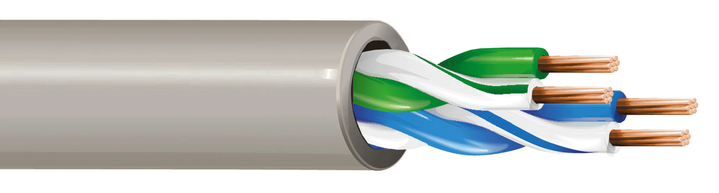 ITC INDUSTRIA TECNICA CAVI - 2X2 AWG 24 FLEX UTP PVC GRIGIO B.1000 EC 24U7YGR1000