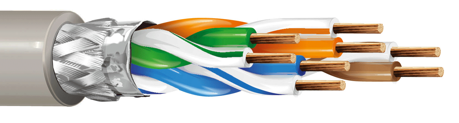 ITC INDUSTRIA TECNICA CAVI - 4X2 AWG24 S(FTP)120 OHM PVC GRIGIO M100 44S-YGRM100