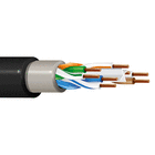 ITC INDUSTRIA TECNICA CAVI - 4X2 AWG23 UTP CAT6 LSZH DG PE NERO 1000