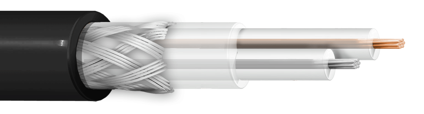 ITC INDUSTRIA TECNICA CAVI - TWINAX TYPE 7362211 NERO MAT.100 ECA COTW1NEM100