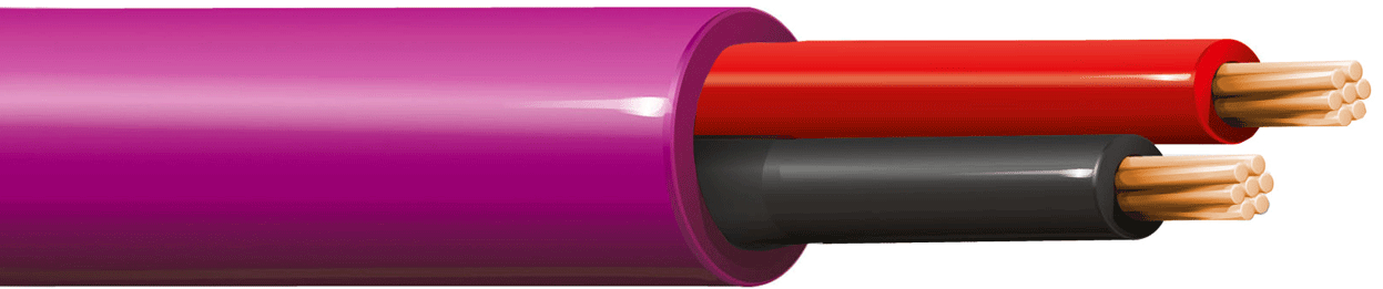 ITC INDUSTRIA TECNICA CAVI - 2X2,50 LSZH VIOLA M.100 PH120 CCA-S1B,D1