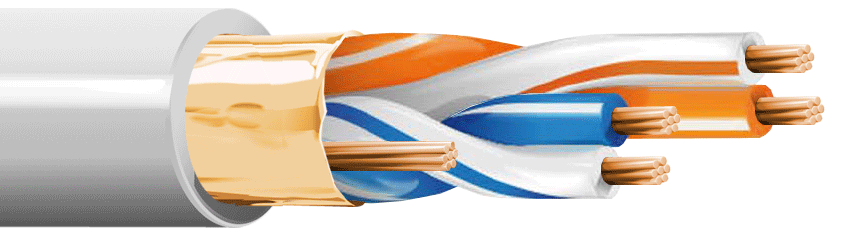 ITC INDUSTRIA TECNICA CAVI - FM 2X2X0,22+1X2X0,50 BIANCO MAT.100