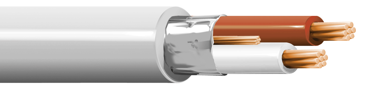 ITC INDUSTRIA TECNICA CAVI - 2X0,22 PVC BIANCO BOB.1000 CCA-S3,D1,A3