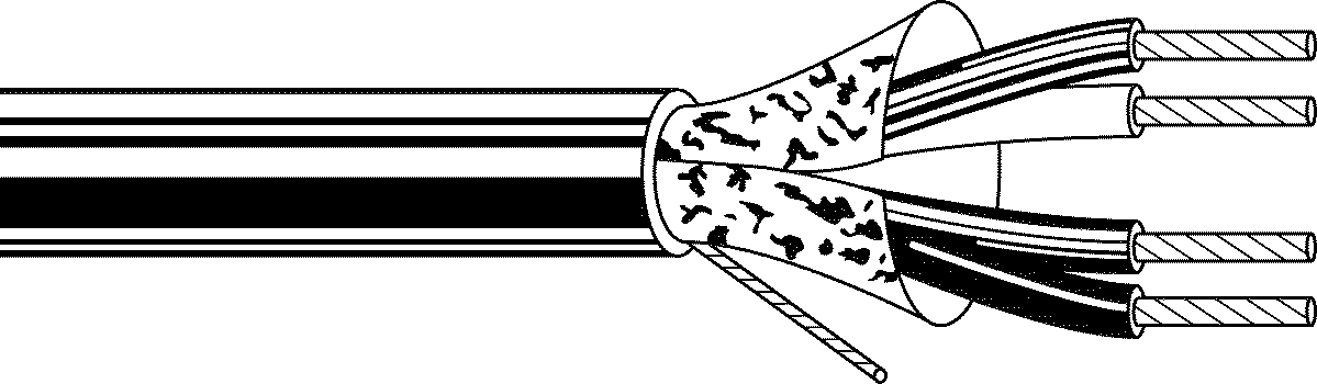 ITC INDUSTRIA TECNICA CAVI - 2X2X1,00 LSZH BIANCO BOB.1000 CCA-S1B,D1