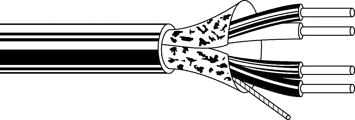 ITC INDUSTRIA TECNICA CAVI - 2X2X0,75 LSZH BIANCO BOB. 500 CCA-S1B,D1