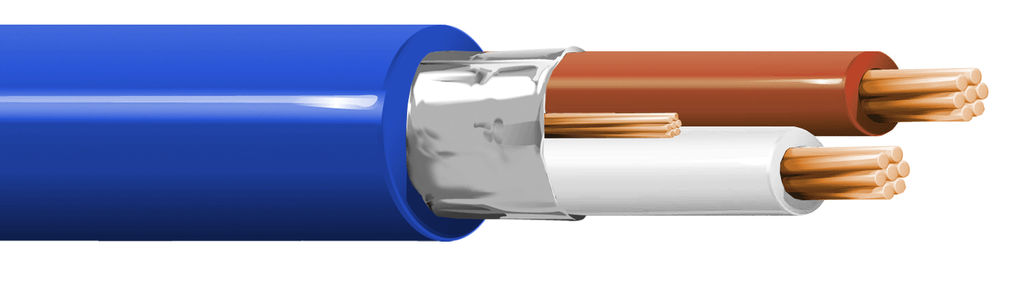 ITC INDUSTRIA TECNICA CAVI - ALLARME 1000V 2X0,22 PE BLU BOB.500 FCA IP-02PBB500