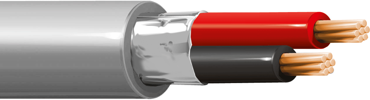 ITC INDUSTRIA TECNICA CAVI - 2X1,00 LSZH BIANCO B.500 B2CA-S1A,D1,A1 IQ-21BZB500