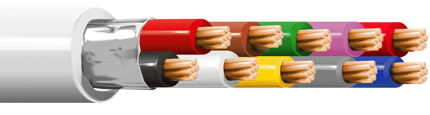 ITC INDUSTRIA TECNICA CAVI - 10X0,22+2X0,75 LSZH BI B.500 B2CA-S1A,D1