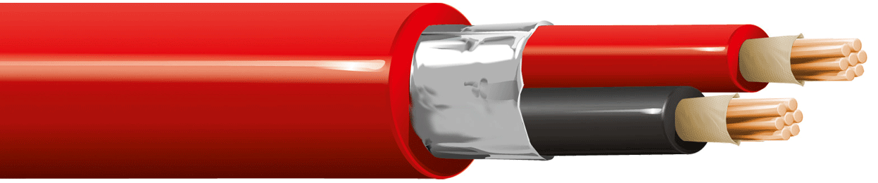 ITC INDUSTRIA TECNICA CAVI - 2X1,00 LSZH ROSSO B1000 PH120 CCA-S1B,D1 PM210RZ1000