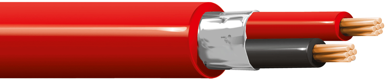ITC INDUSTRIA TECNICA CAVI - 2X2,50 LSZH ROSSO B1000 PH120 CCA-S1B,D1