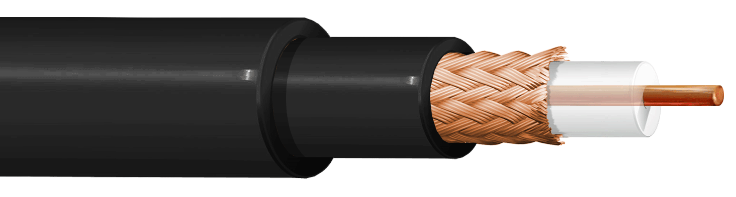 ITC INDUSTRIA TECNICA CAVI - RG 59 B/U DOPPIA GUAINA PE NERO BOB.500 TY59DPNB500