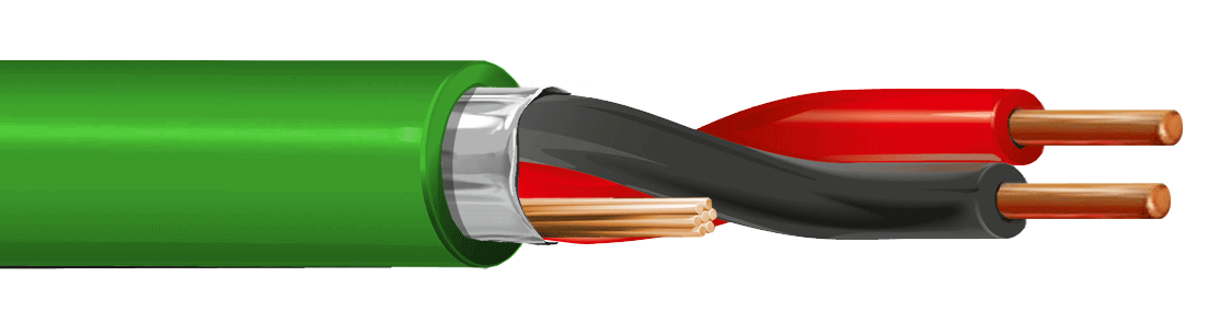 ITC INDUSTRIA TECNICA CAVI - VC 1X2X0,80 VERDE MAT.100 ECA VC2BUVEM100