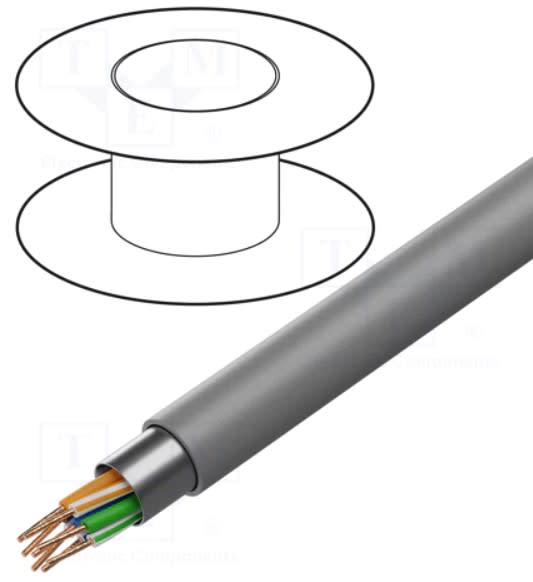 ITC INDUSTRIA TECNICA CAVI - 4X2 AWG 24 FTP CAT.5E GRIGIO BOB.305 ECA