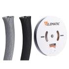 ELEMATIC - CALZA TRECCIATA POLIESTERE GRIGIA DIAM 10 15501010