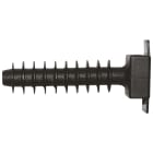 ELEMATIC - SUPPORTO A TASSELLO PA 6 NERO 10x43,5x9,7