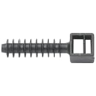 ELEMATIC - SUPPORTO A TASSELLO PA 6 NERO 10x50x9,7