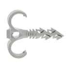 ELEMATIC - TASSELLO S-CLIP GANCIO DOPPIO PA6 16-20