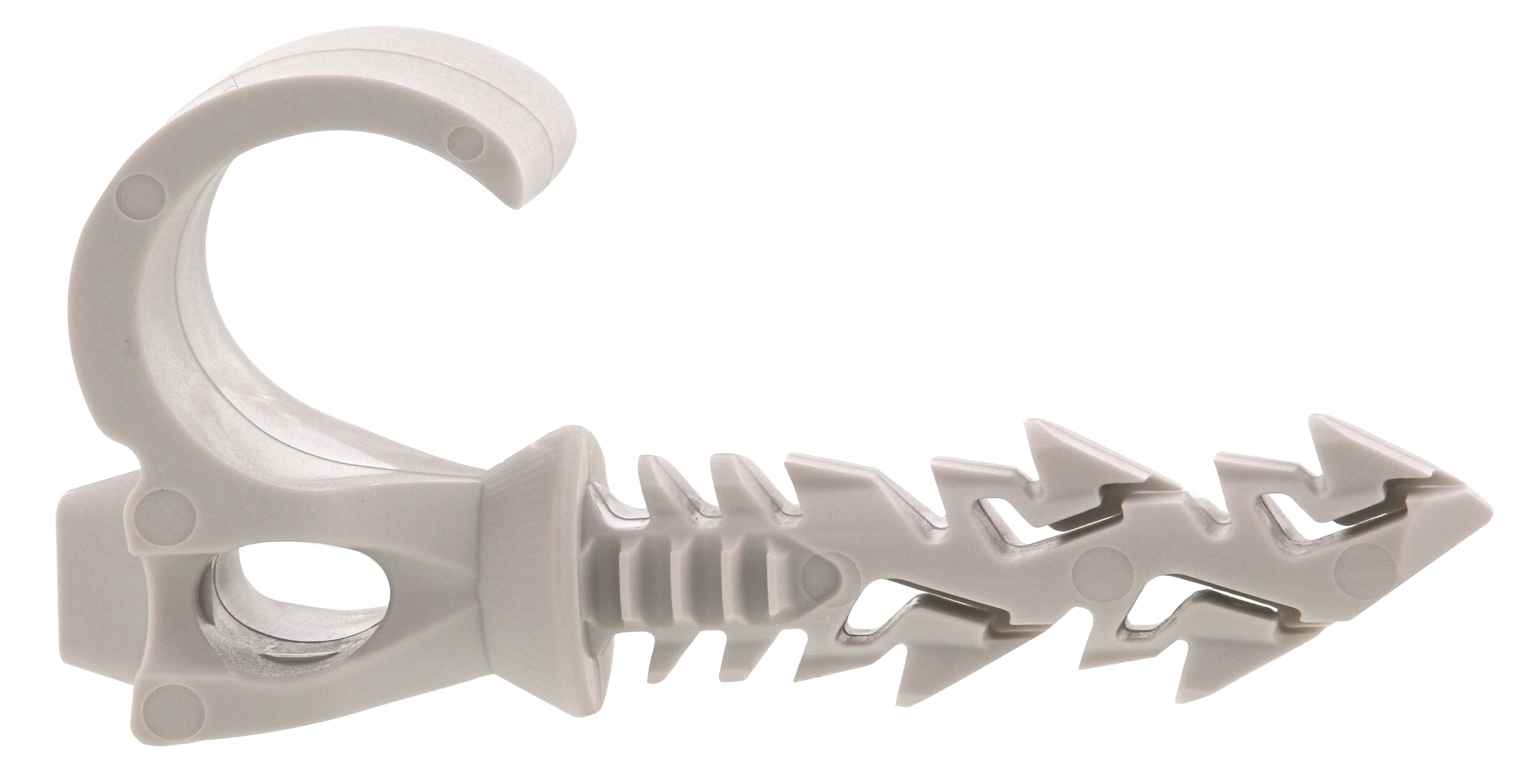 ELEMATIC - TASSELLO S-CLIP GANCIO DOPPIO PA6 25-28 569490