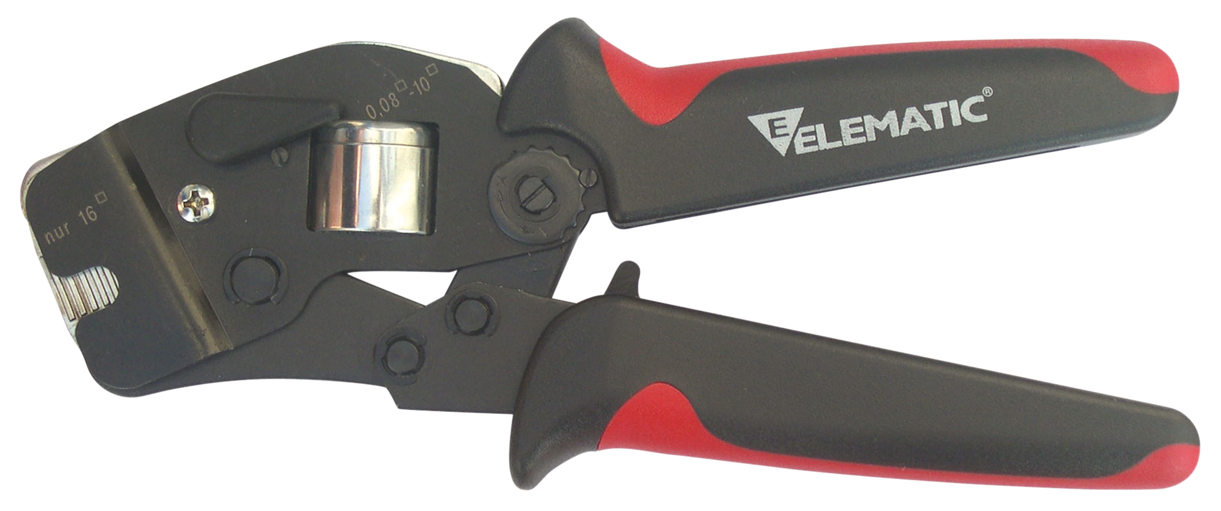 ELEMATIC - CRIMPATRICE 9304 ACCIAIO SEZIONE 0,08-16mm 9304