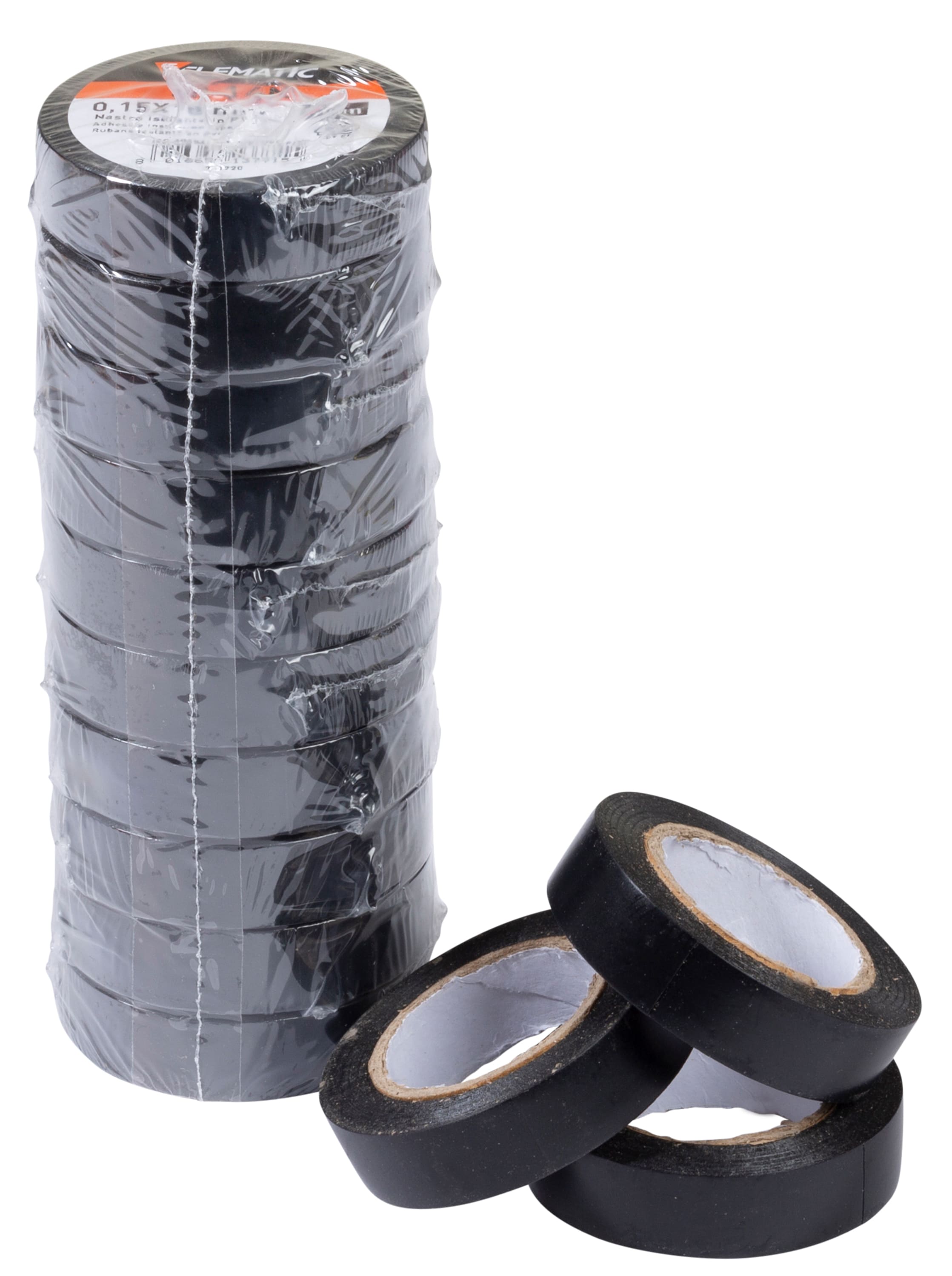 ELEMATIC - NASTRO ISOLANTE PVC NERO 19x20 - 10M
