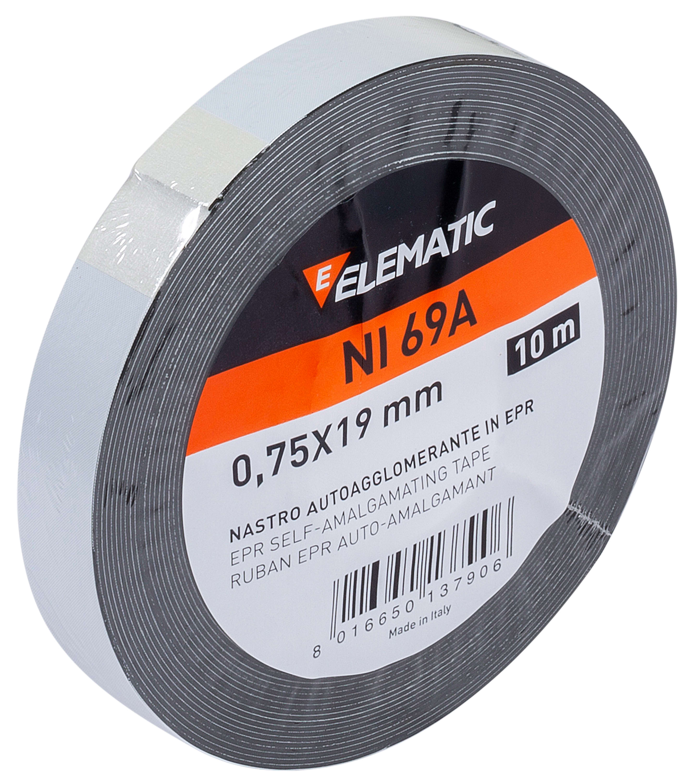 ELEMATIC - NASTRO AUTOAGGLOMERANTE 0,75x19 - 10M