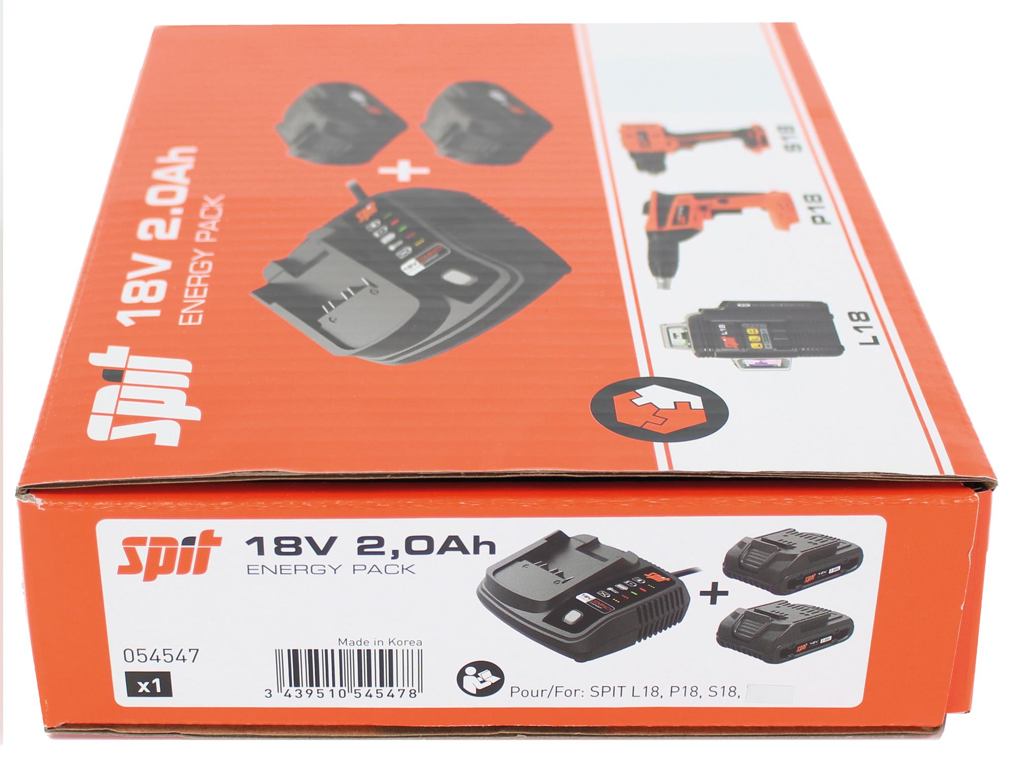 SPIT - ENERGY PACK 18V-2 AH LI