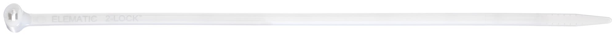 ELEMATIC - FASCETTA 2-LOCK PA6.6 NATURALE 365x4,5
