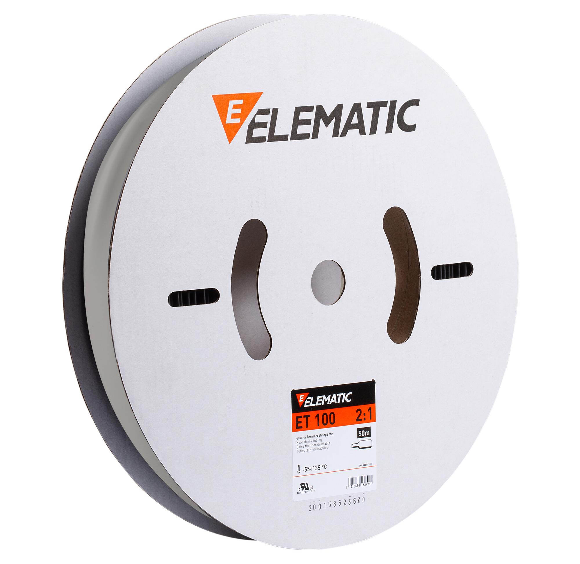ELEMATIC - GUAINA ET100 TRASPARENTE 1,2 BOBINA