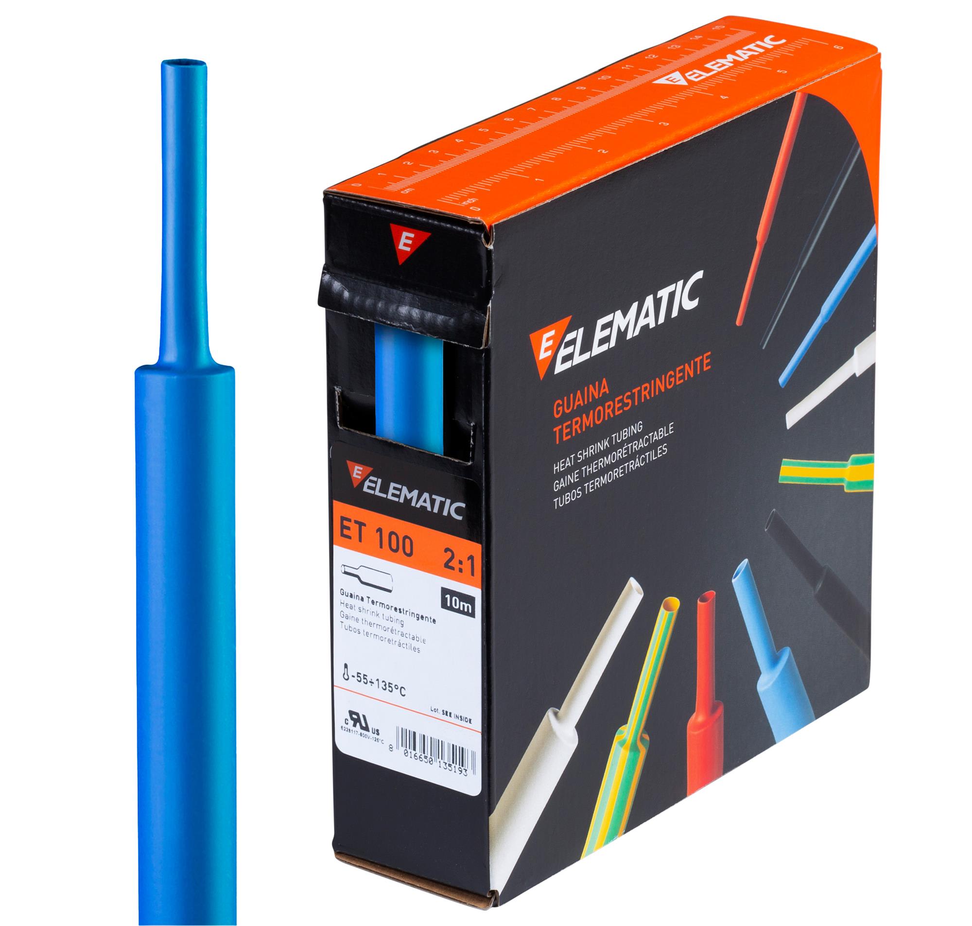 ELEMATIC - GUAINA ET100 BLU 4,8 SCATOLA