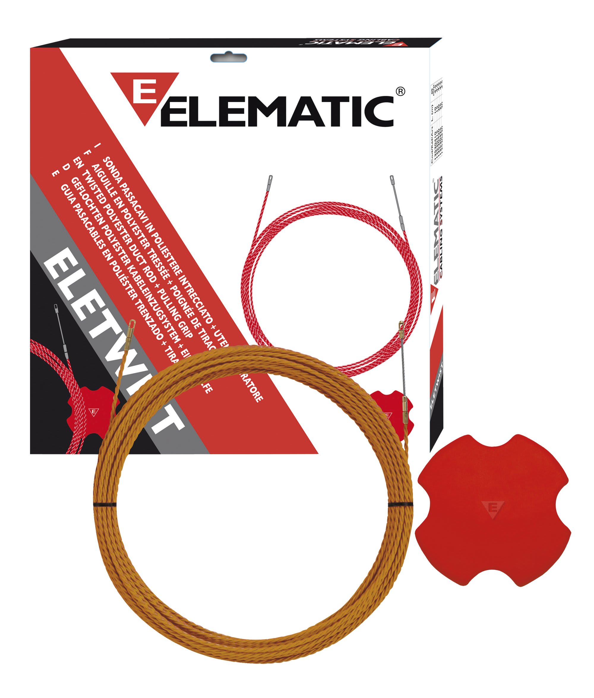 ELEMATIC - SONDA ELETWIST POLIESTERE 15m x DIAM 4,5mm
