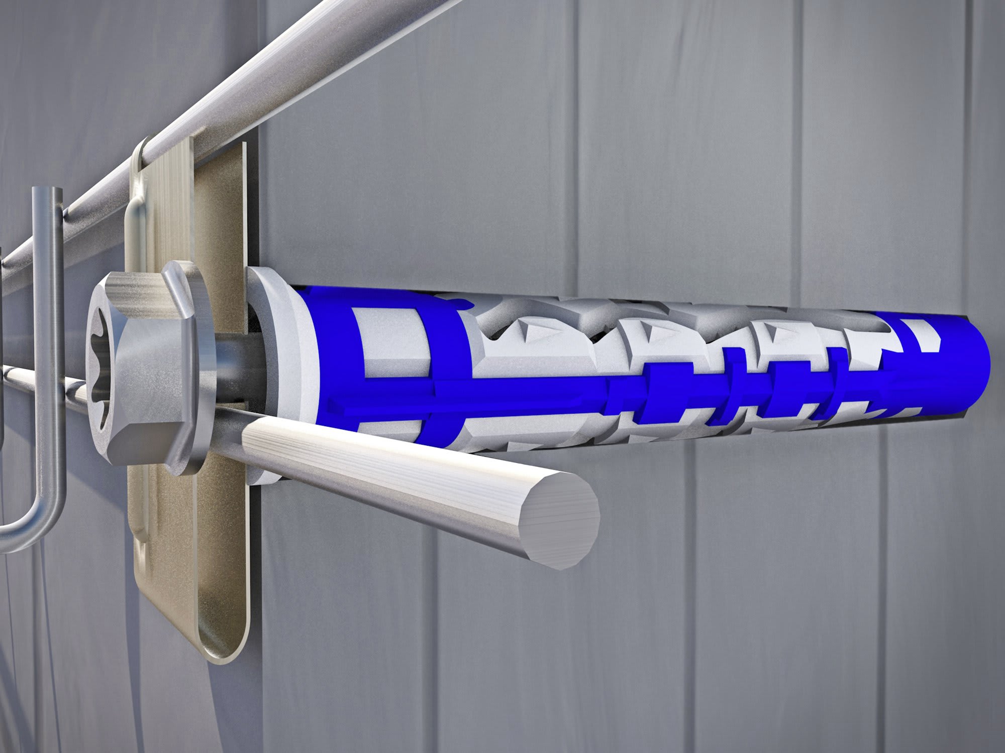 ELEMATIC - TASSELLO BLUEFIX BI-MATERIALE PA 6x35