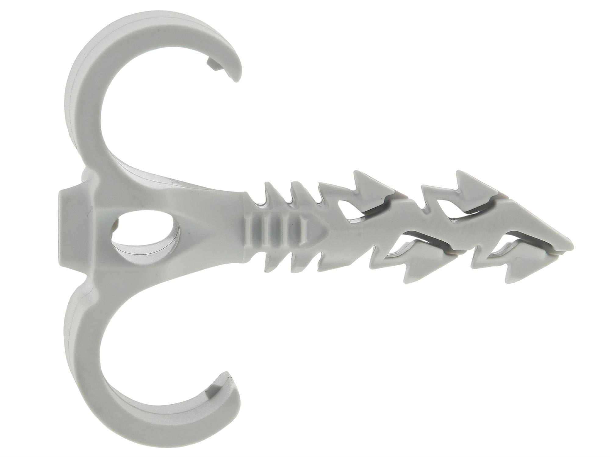 ELEMATIC - TASSELLO S-CLIP GANCIO DOPPIO PA6 20-25