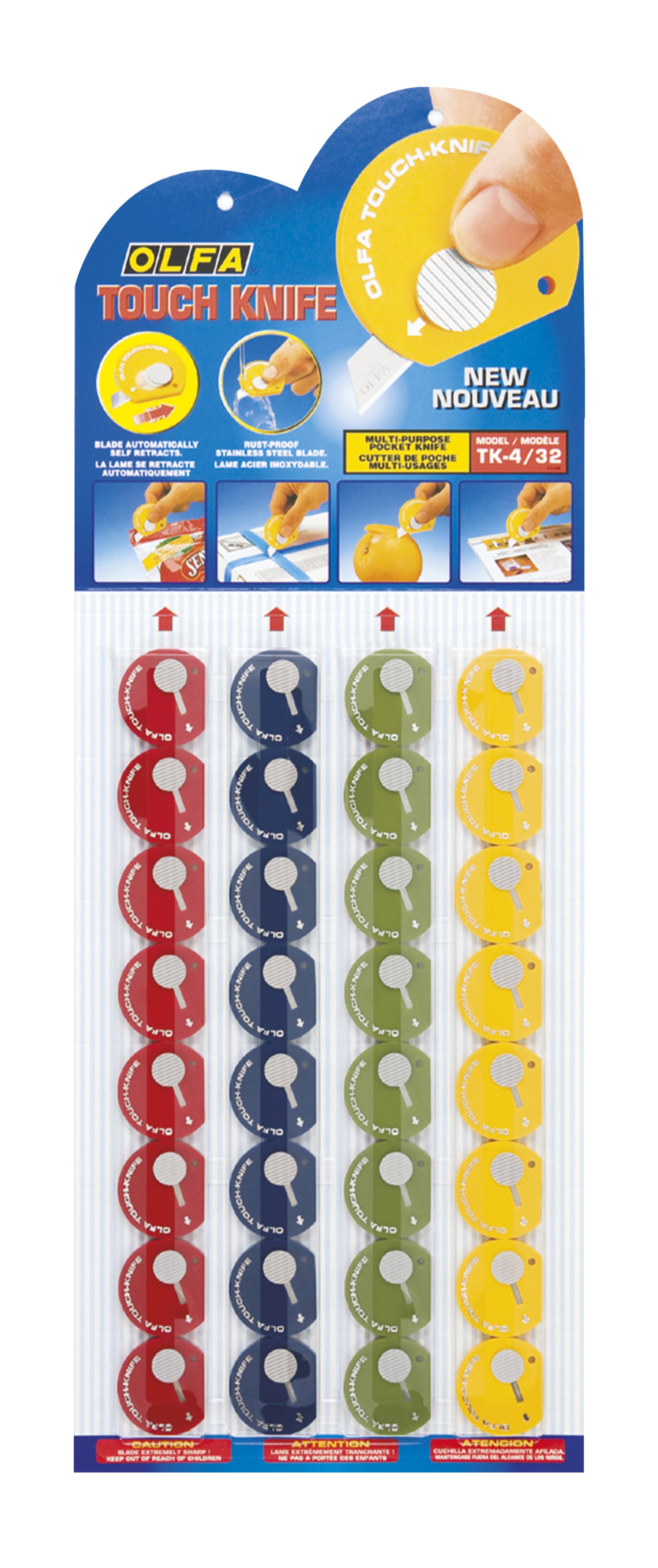 OLFA - DISPLAY MINICUTTER TK-4/60