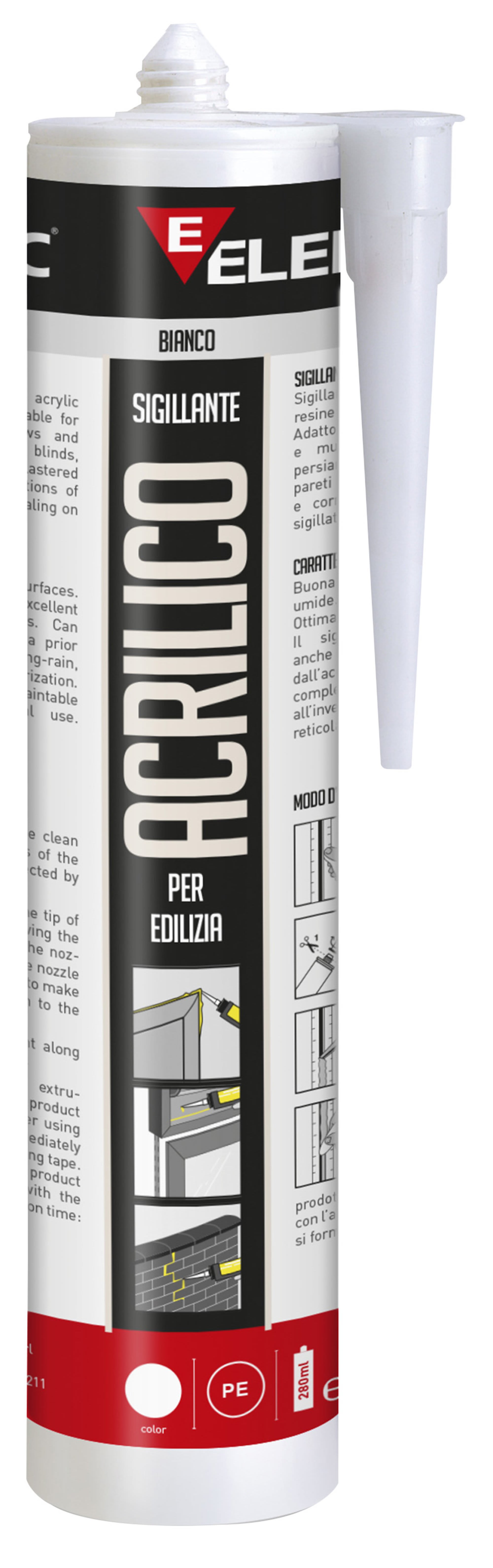 ELEMATIC - SIGILLANTE ACRILICO GRIGIO